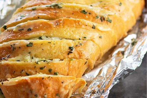 Cheesy Garlic Bread Foil Pack