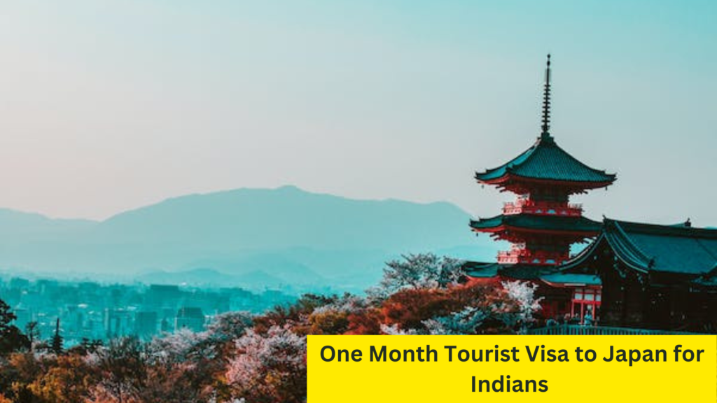 One Month Tourist Visa to Japan for Indians !