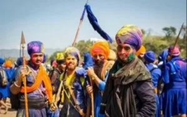 Holi in Anandpur Sahib, Punjab