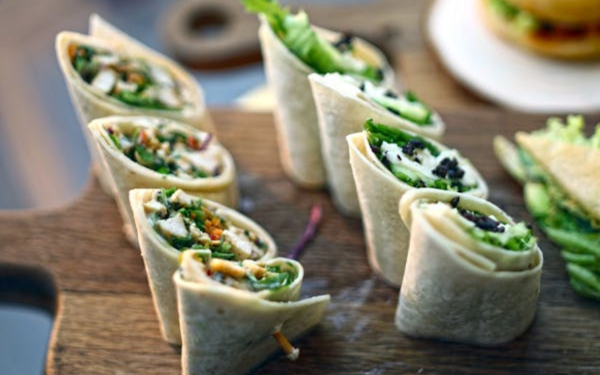 Wraps, road trip food recipes